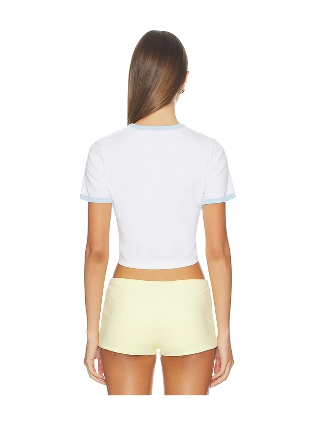 Casablanca RINGER ベイビーTシャツ - White,Baby Blue. - 画像3