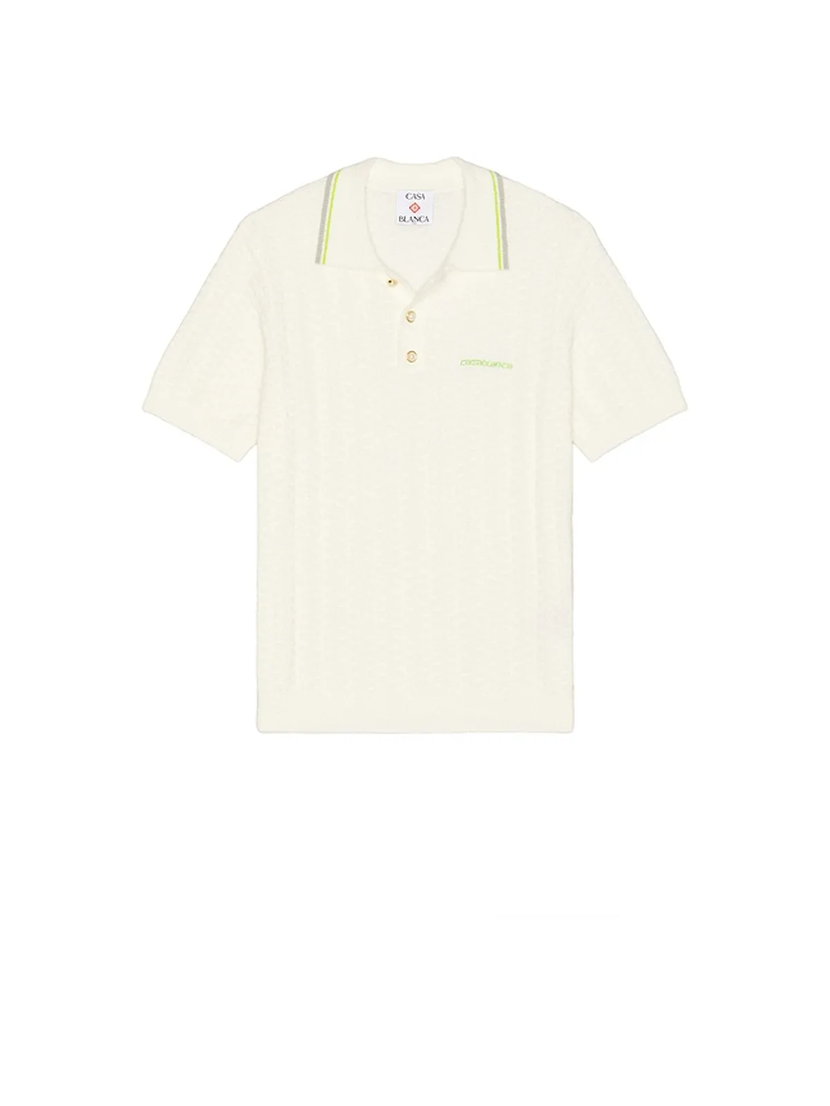 Casablanca TENNIS BOUCLE ポロシャツ - 画像4