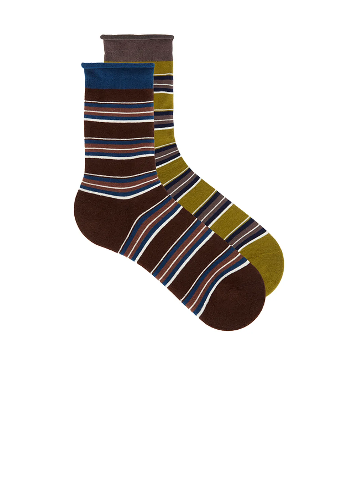 Casa Clara POCO ソックスセット - Brown,Green. - 画像1