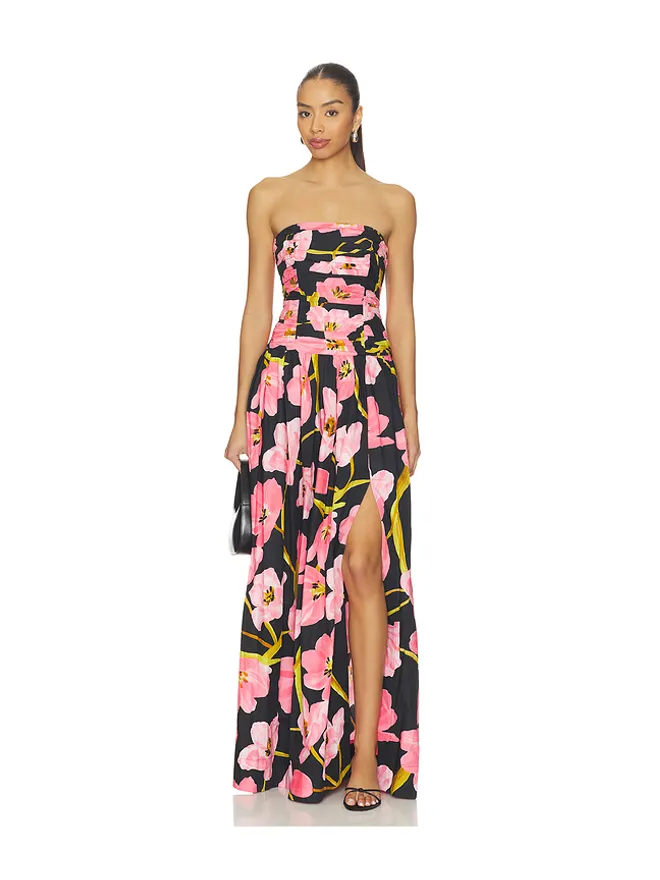 Cara Cara Cara Cara MONTREAL ドレス - Black,Pink.の商品画像