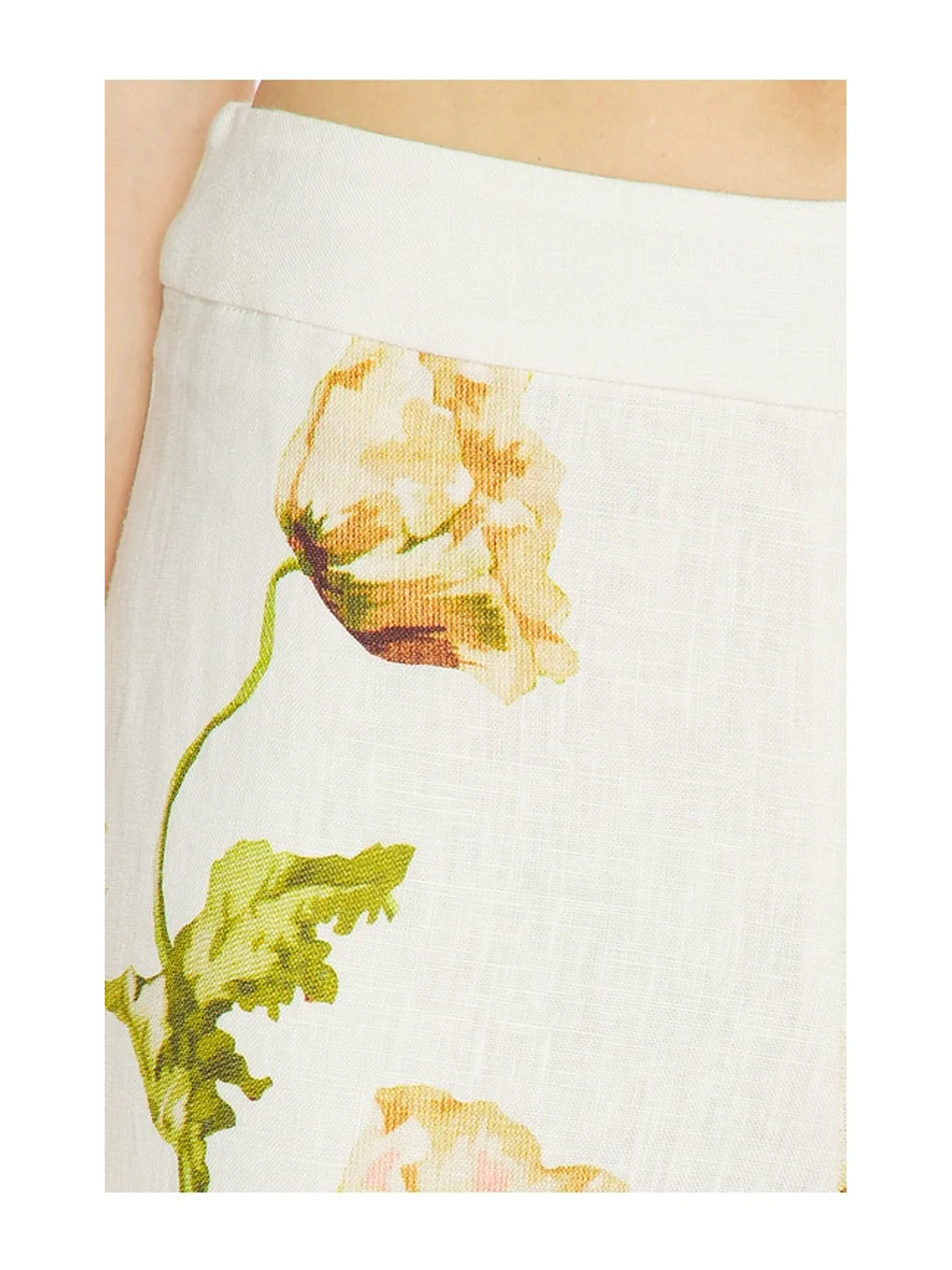 Cara Cara SUNFLOWER パンツ - Ivory,Green. - 画像6