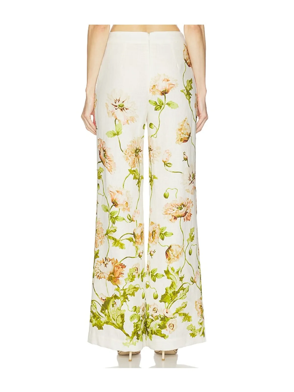 Cara Cara SUNFLOWER パンツ - Ivory,Green. - 画像4