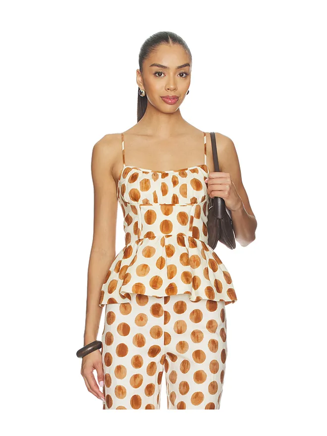 Cara Cara Cara Cara ALBA トップ - Cream,Cognac.の商品画像