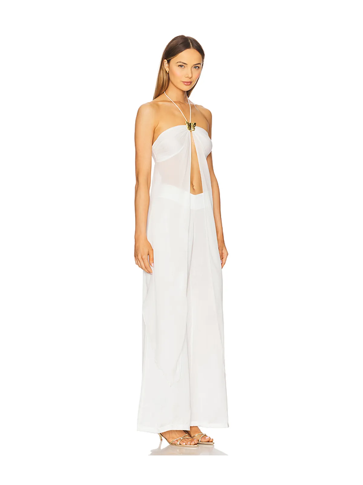 Cin Cin CORAL ORCHID DRAPE トップ - 画像2