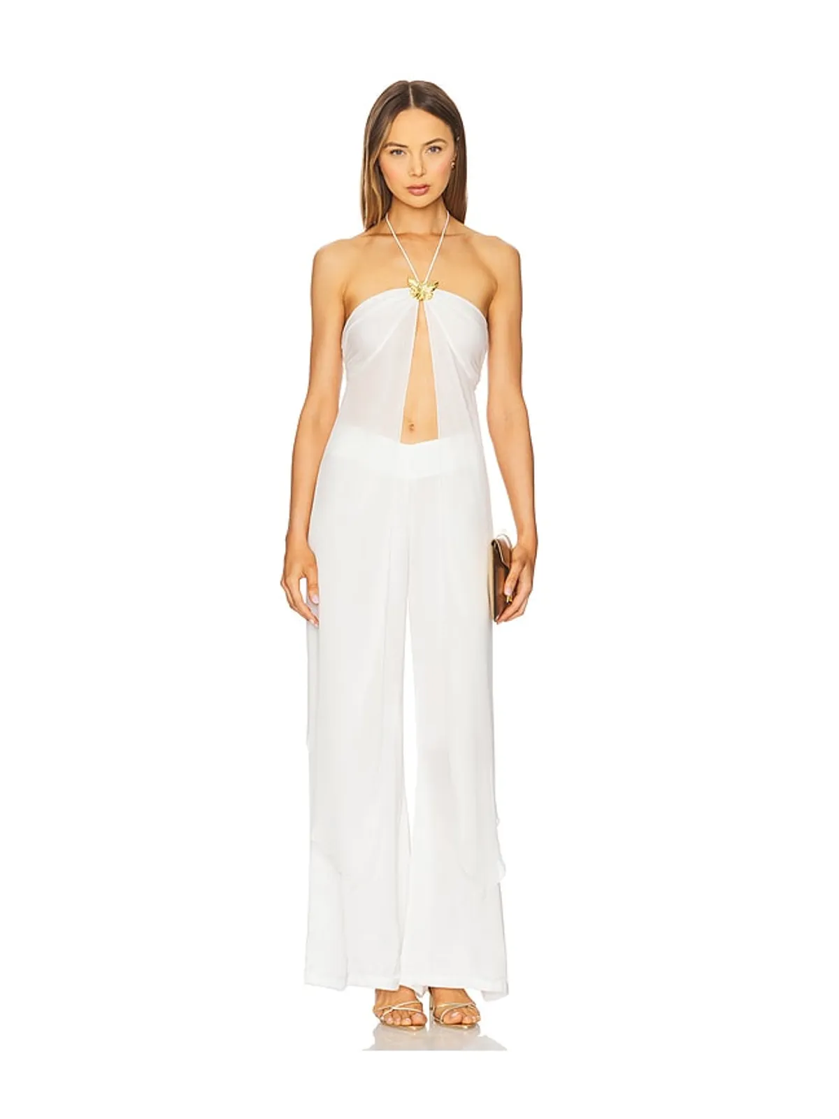 Cin Cin CORAL ORCHID DRAPE トップ - 画像4