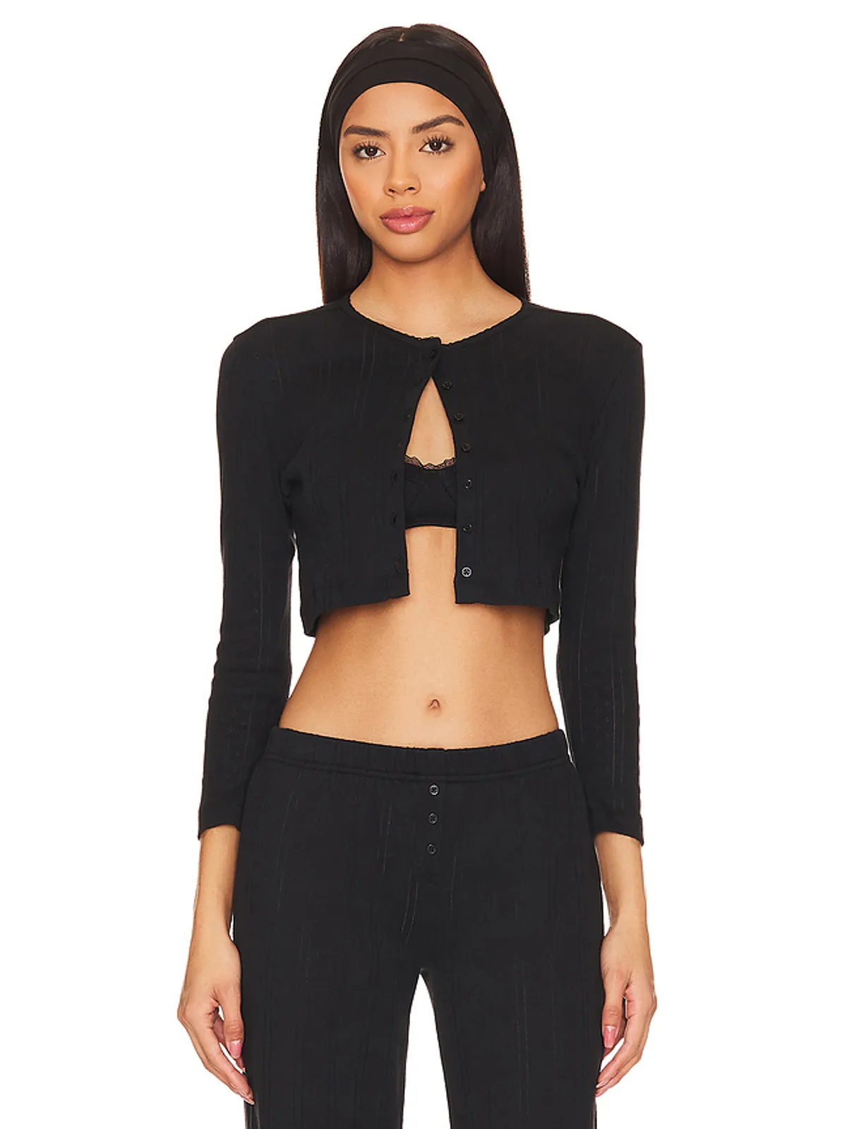 Cou Cou Intimates THE CROPPED CARDI クロップドカーディガン - 画像1