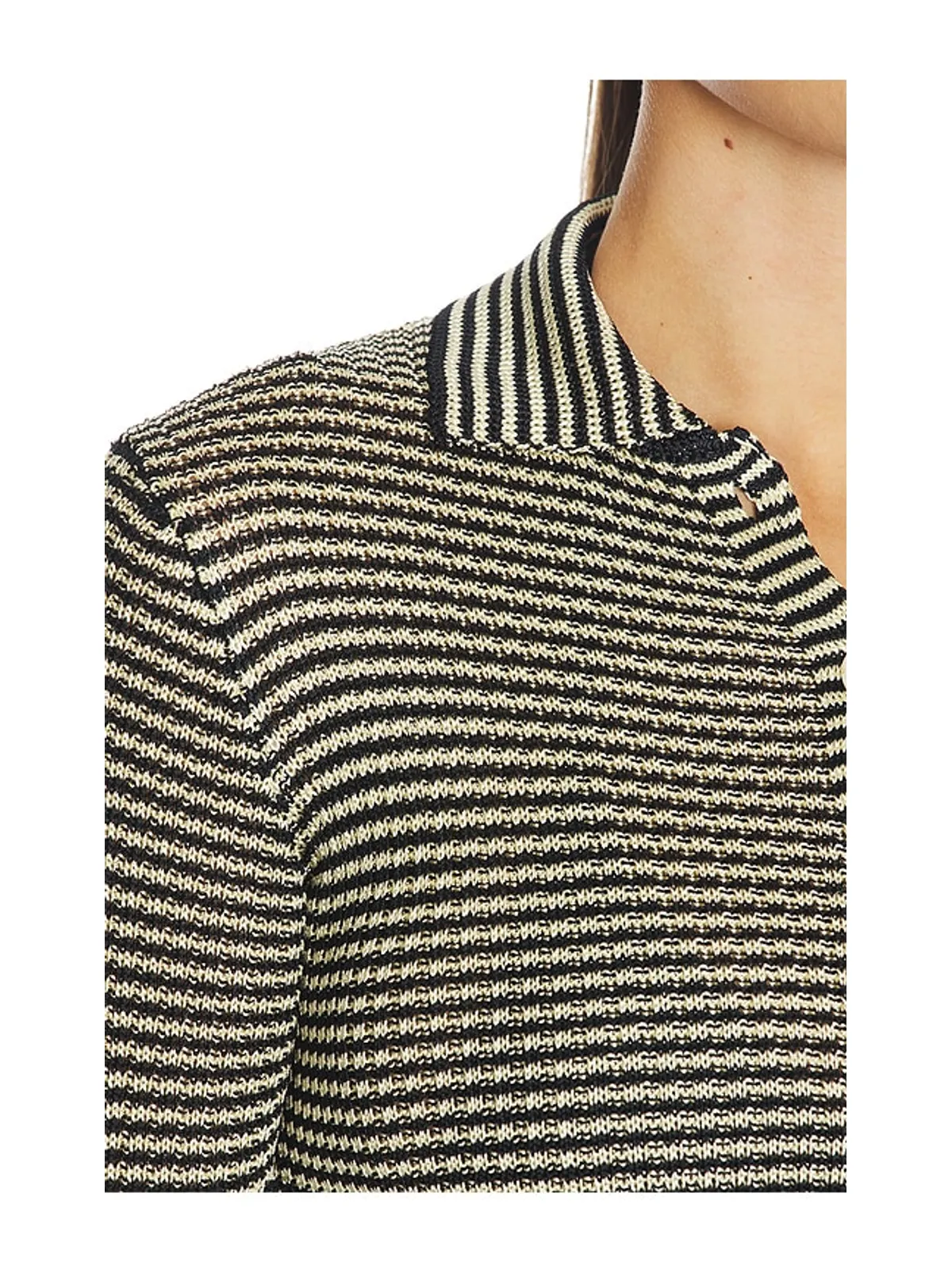 Calle Del Mar MICRO STRIPE LONG SLEEVE セーター - 画像5