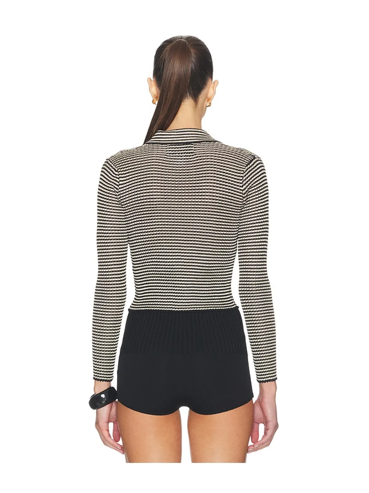 Calle Del Mar MICRO STRIPE LONG SLEEVE セーター - 画像3