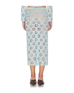 Calle Del Mar FLORAL CROCHET スカート - サムネイル4