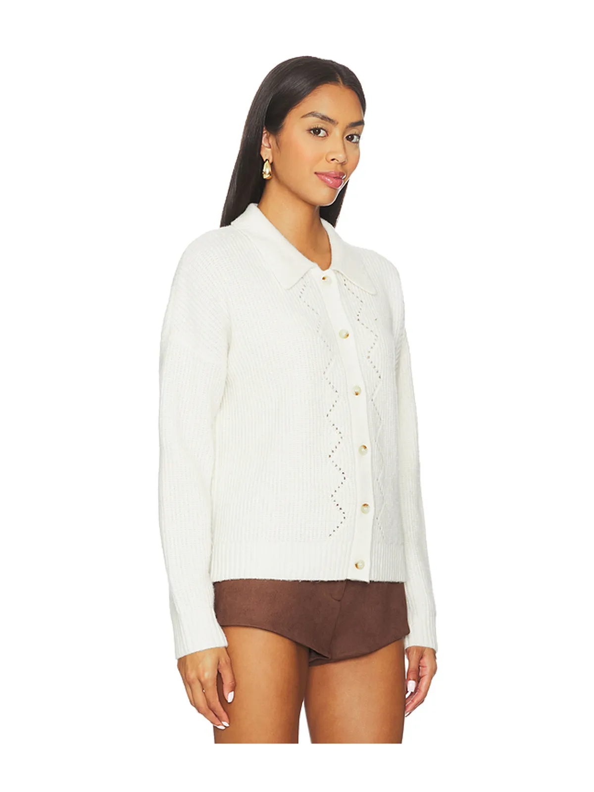 Central Park West Olivia Pointelle Polo - 画像2