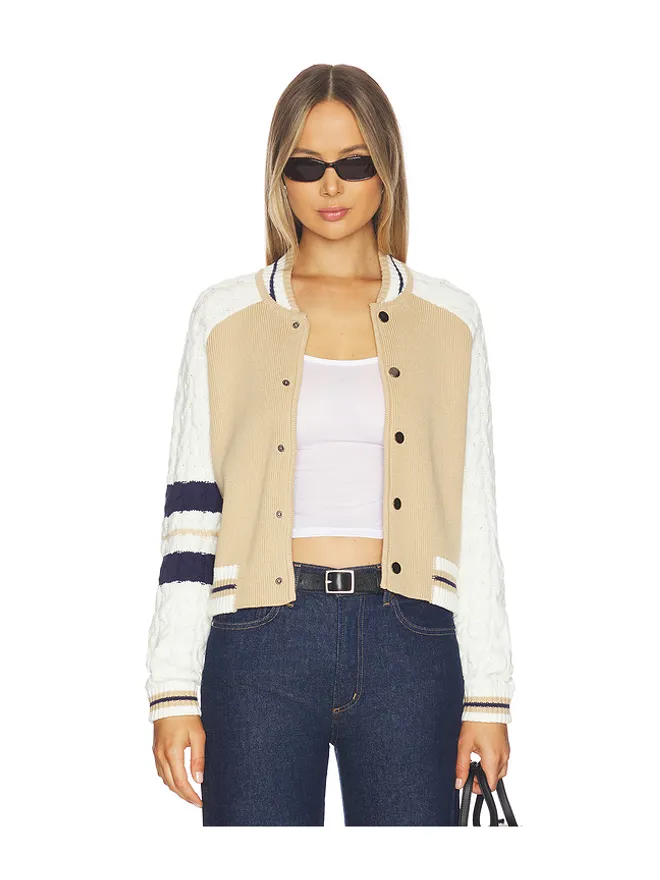 Central Park West Central Park West CHLOE ジャケット - Tan,White.の商品画像