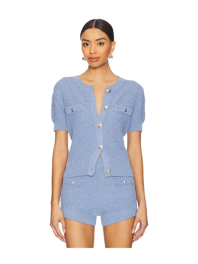 Central Park West Central Park West SEED STITCH SHORT SLEEVE カーディガンの商品画像
