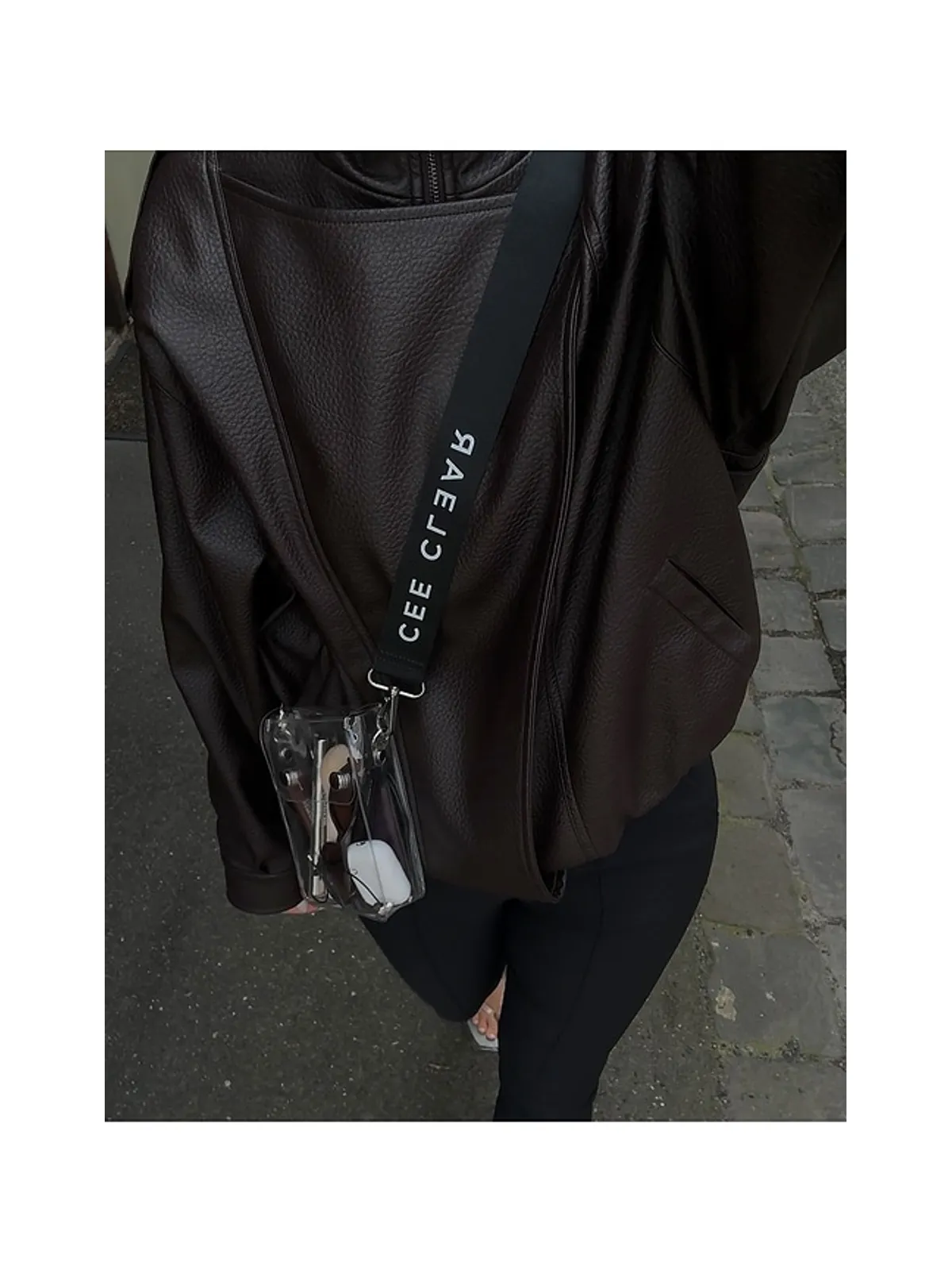 CEE CLEAR CROSSBODY BAG クロスボディ - 画像7