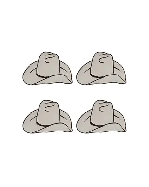 Chefanie CHEFANIE COWBOY HAT COCKTAIL NAPKINS SET OF 4 ナプキン - サムネイル1
