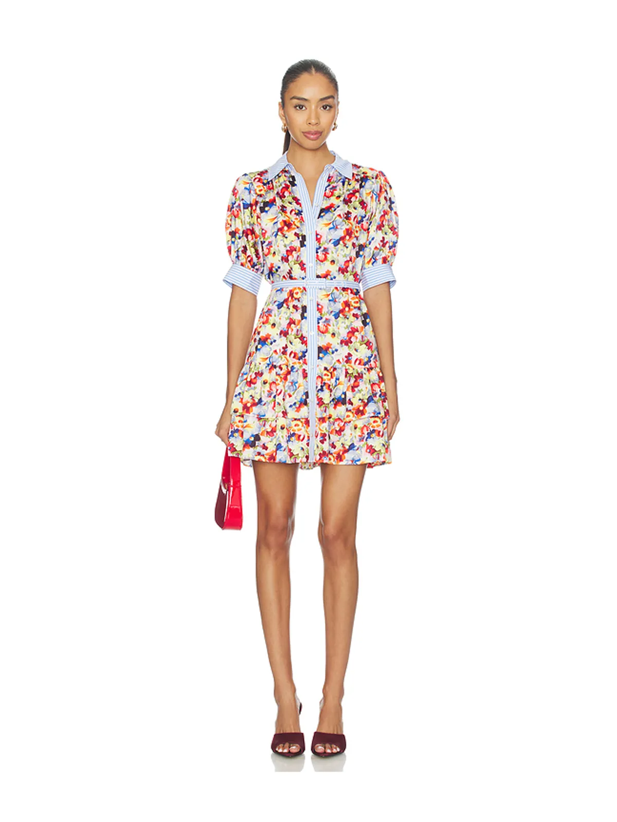 Cinq a Sept WILDFLOWER ドレス - Blue,Red. - 画像1