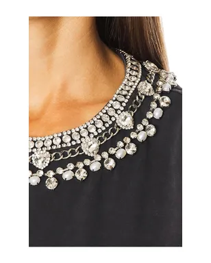 Cinq a Sept NECKLACE WASHED ショートスリーブトップ - サムネイル5