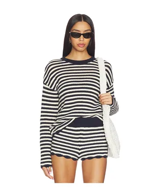 Ciao Lucia FEBO セーター - Navy,White. - サムネイル1