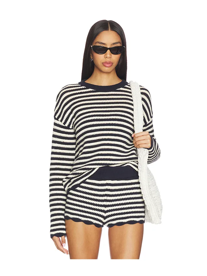 Ciao Lucia Ciao Lucia FEBO セーター - Navy,White.の商品画像