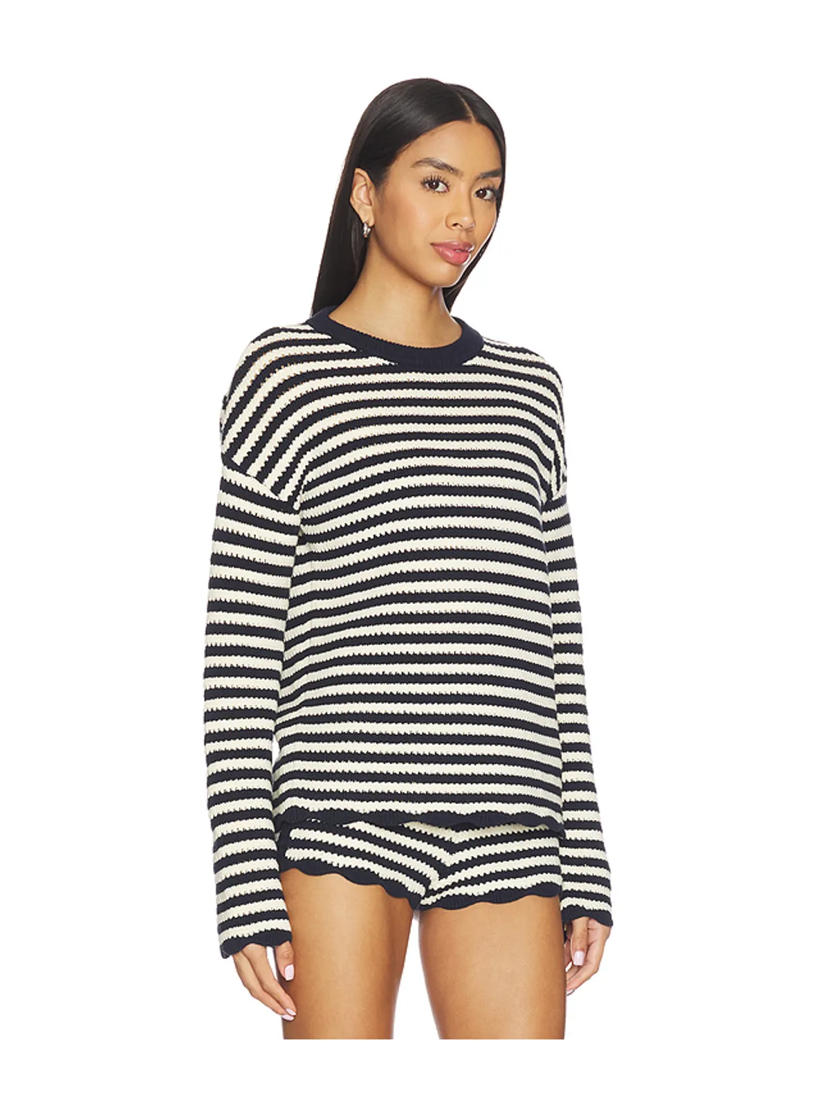 Ciao Lucia FEBO セーター - Navy,White. - 画像2