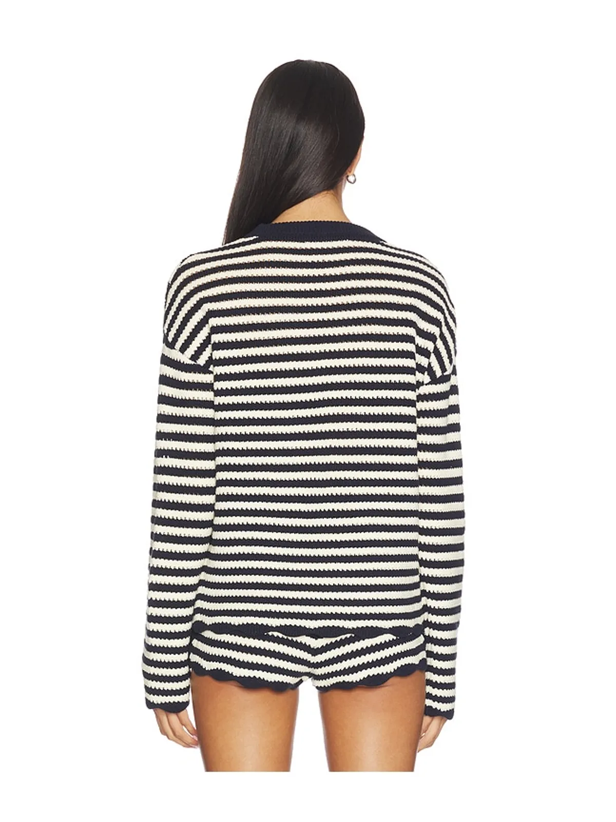 Ciao Lucia FEBO セーター - Navy,White. - 画像3