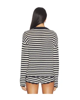 Ciao Lucia FEBO セーター - Navy,White. - サムネイル3
