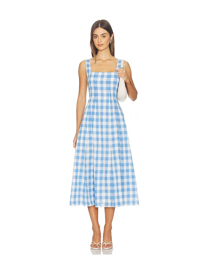 Cleobella Cleobella ARDENA ドレス - Blue,White.の商品画像