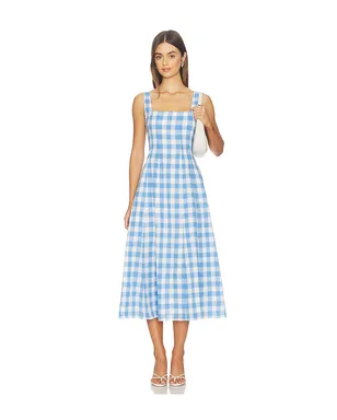 Cleobella ARDENA ドレス - Blue,White. - サムネイル1