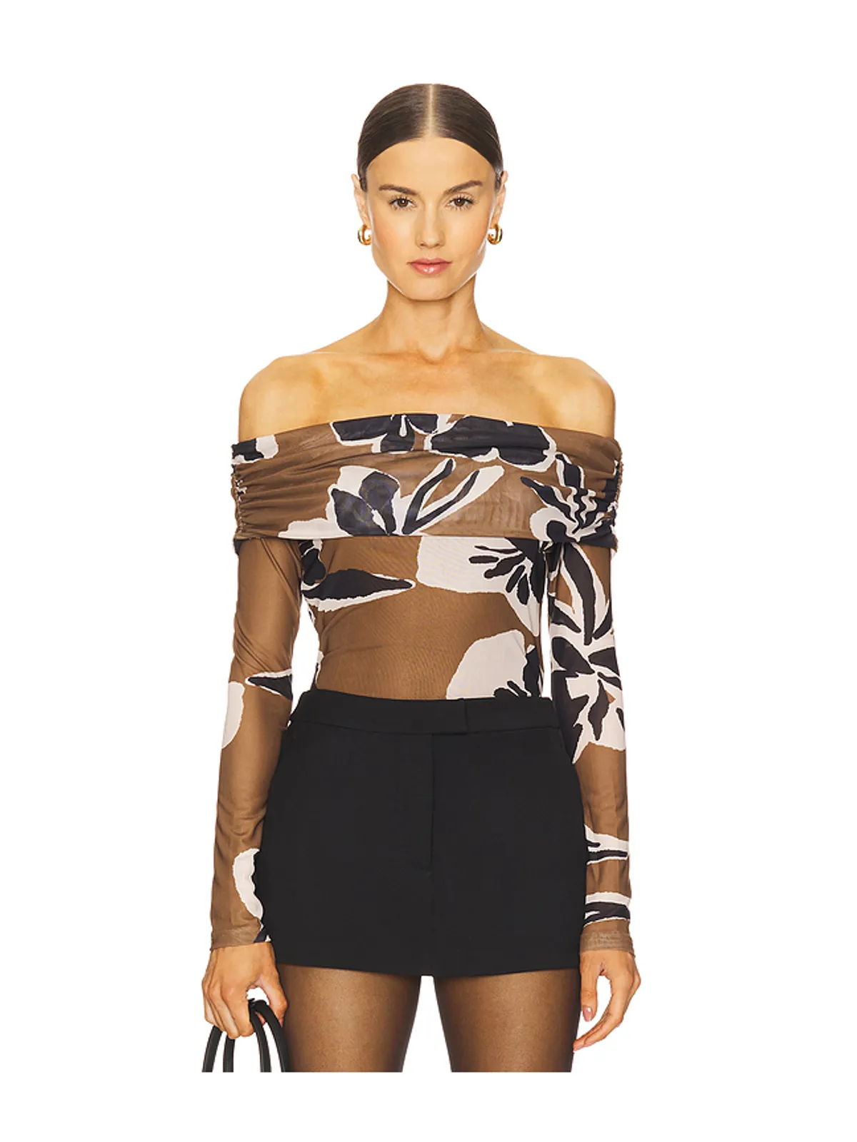Cleobella PENELOPE トップ - Brown,Black. - 画像1