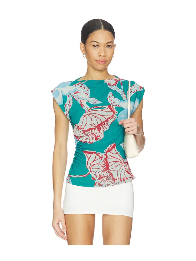 Cleobella Cleobella ELLIE トップ - Green,Blue.の商品画像