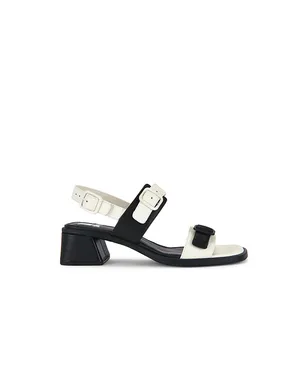 Camper KORA サンダル - Black,White. - サムネイル1