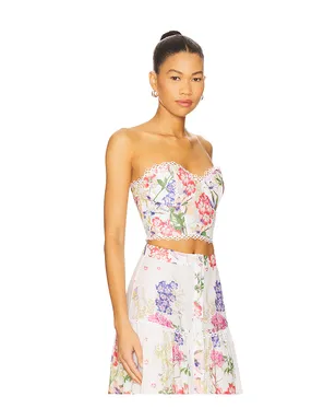 Charo Ruiz Ibiza BIO ストラップレストップ - Ivory,Pink. - サムネイル2