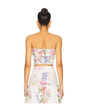 Charo Ruiz Ibiza BIO ストラップレストップ - Ivory,Pink. - サムネイル3