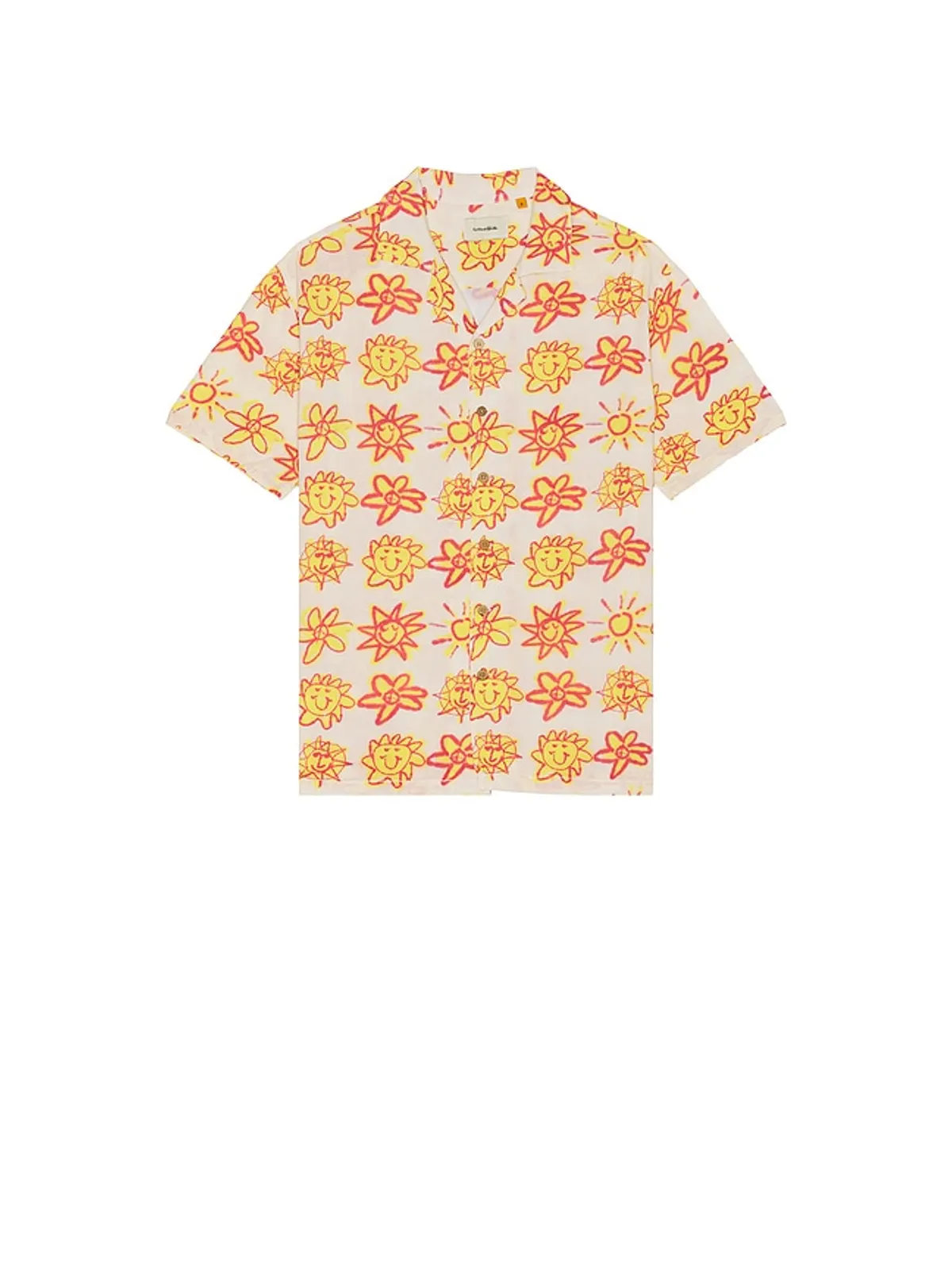 Critical Slide シャツ - Beige,Yellow. - 画像4