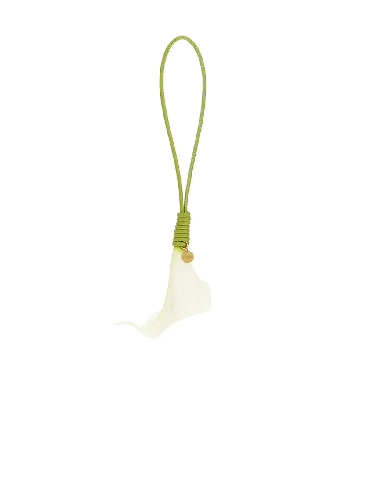 Cult Gaia CALLA バッグチャーム - White,Green. - 画像1