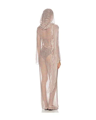 Cult Gaia LAKELYN カバーアップ - Brown,White. - サムネイル4