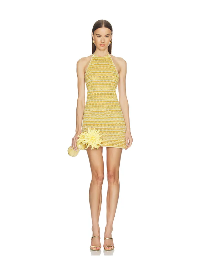 Cult Gaia Cult Gaia ERINA ドレス - Mustard,Yellow.の商品画像
