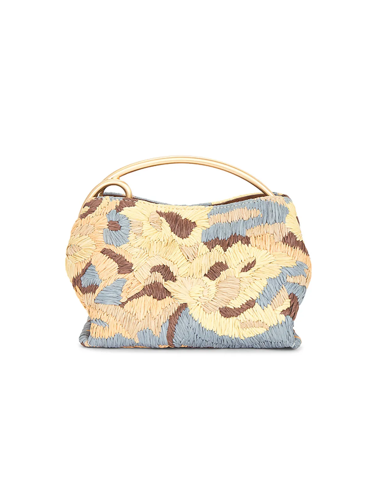 Cult Gaia LALLI トップハンドルバッグ - Baby Blue,Beige. - 画像2