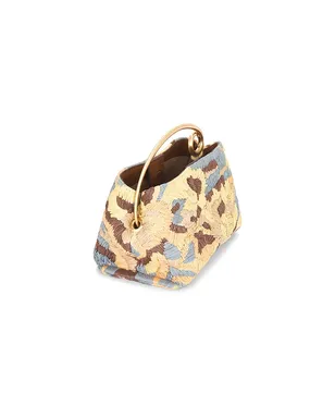 Cult Gaia LALLI トップハンドルバッグ - Baby Blue,Beige. - サムネイル4