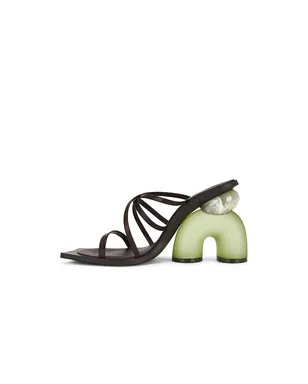 Cult Gaia ELIXIR サンダル - Brown,Mint. - サムネイル5