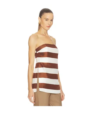Cult Gaia RHETT トップ - Brown,White. - サムネイル1