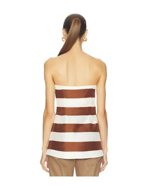 Cult Gaia RHETT トップ - Brown,White. - サムネイル3