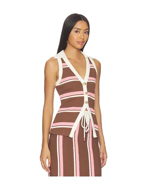 Curaae by Elliatt CADY ベストトップ - Brown,Pink. - サムネイル2