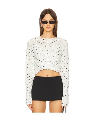 CUUP POINTELLE カーディガン - White,Black. - サムネイル2