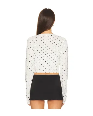 CUUP POINTELLE カーディガン - White,Black. - サムネイル4