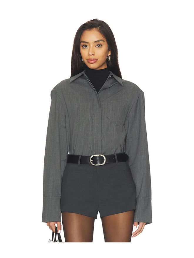 Courtney Zheng Courtney Zheng ウォッシャブルウールシャツの商品画像