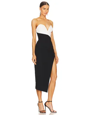 Amanda Uprichard SOIREE ドレス - Black,White. - サムネイル2