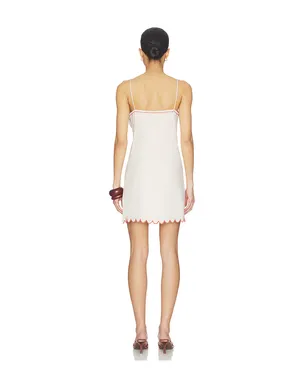 Amanda Uprichard CORALINE ドレス - Ivory,Burnt Orange. - サムネイル3