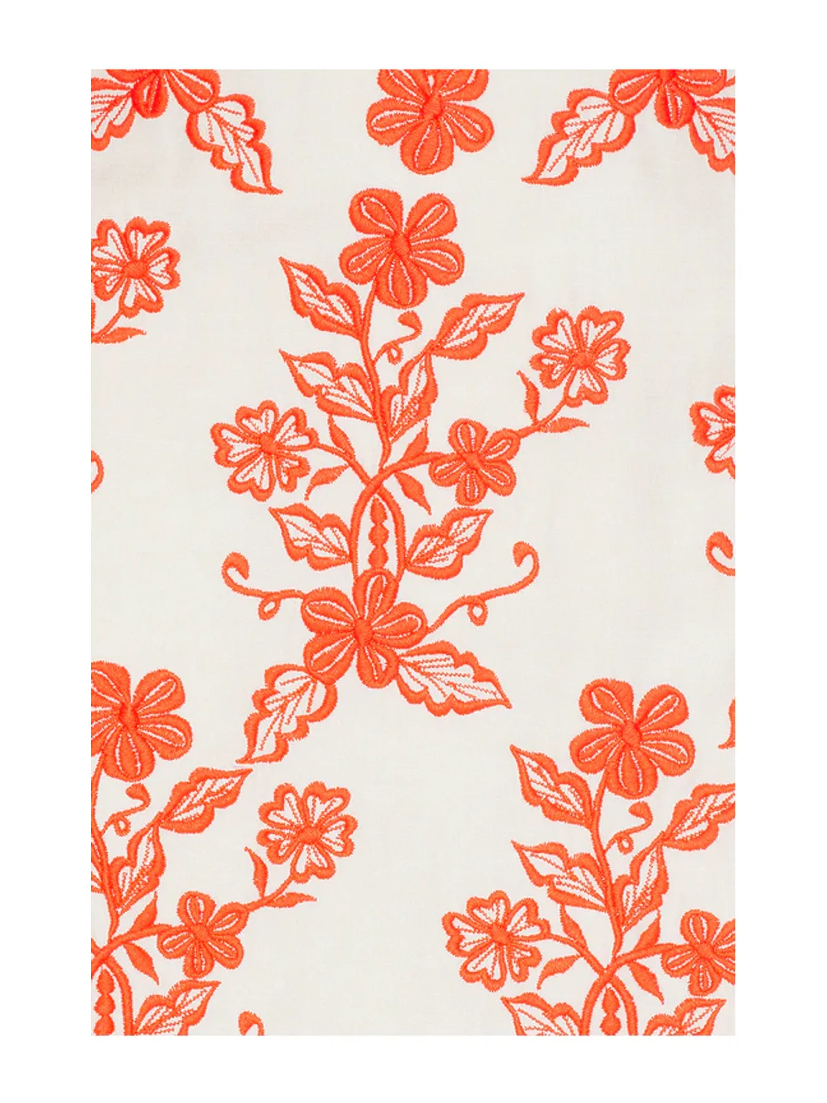 Amanda Uprichard CORALINE ドレス - Ivory,Burnt Orange. - 画像4