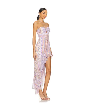 Amanda Uprichard DRESS ハイロードレス - Lavender,Coral. - サムネイル2