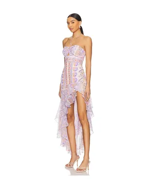 Amanda Uprichard DRESS ハイロードレス - Lavender,Coral. - サムネイル3